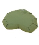 Love Generation Crescent Meditation Cushion - Olive Green