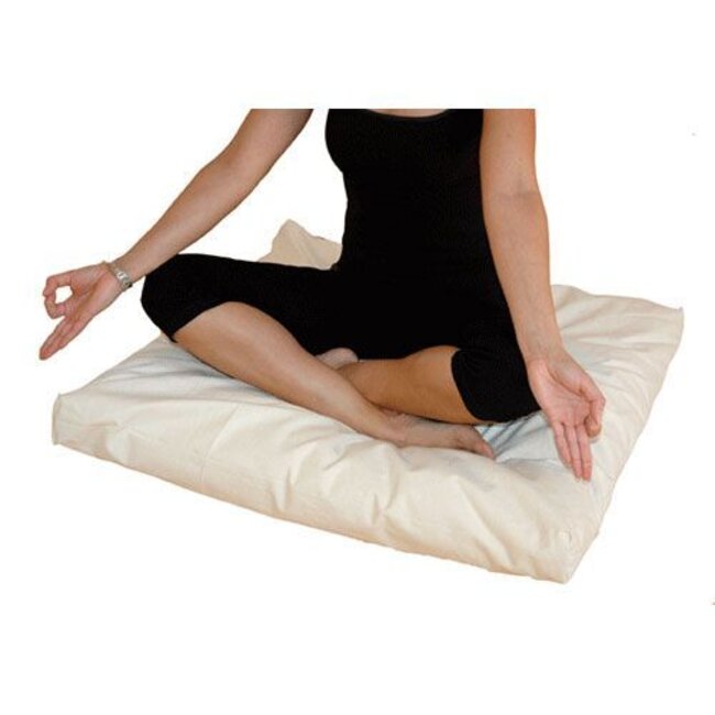 Love Generation Eko Zabuton Meditation Mat -  Unbleached Cotton