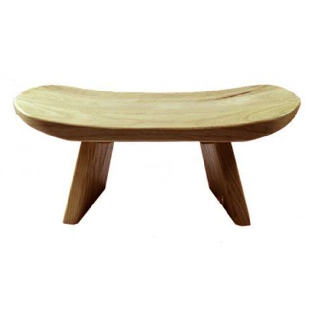 Zen Meditation Bench of Durable Rubber Wood