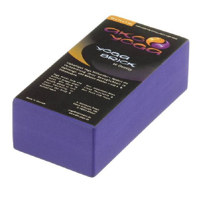 Foam Yoga Brick - Medium - Purple