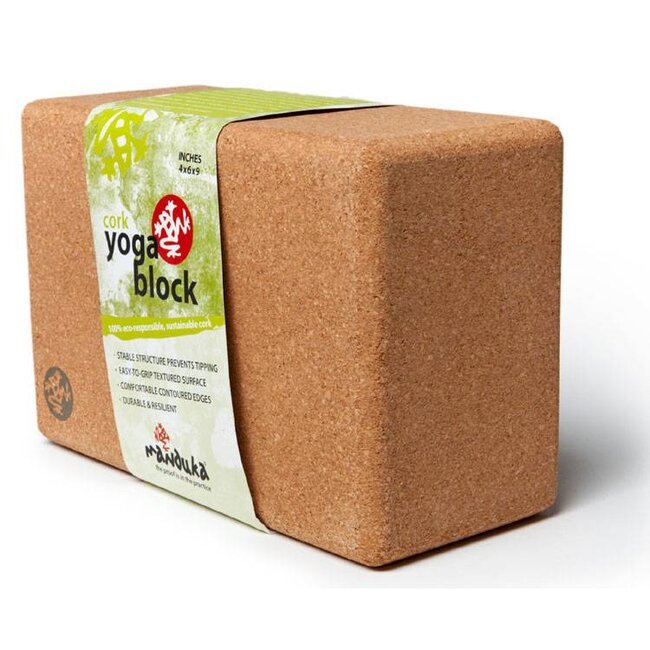 Manduka Kork Yogablock - Groß