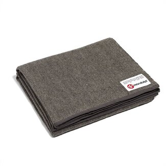 Manduka Wool Yoga Blanket - Sediment