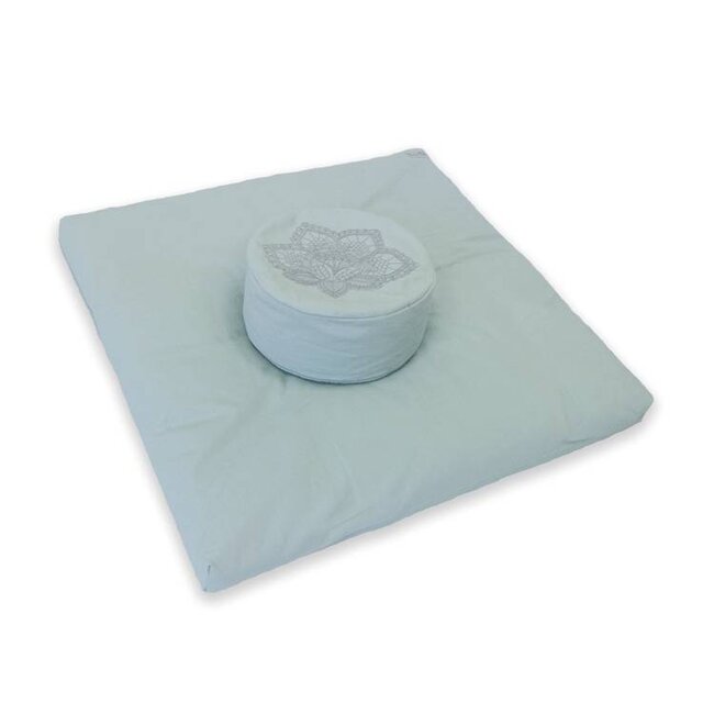 Love Generation Traditionele Zabuton MeditatieMat - Mint