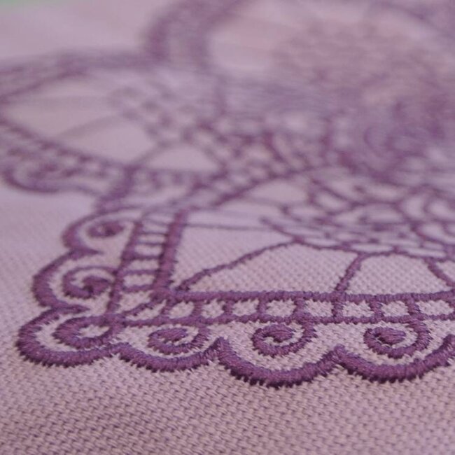 Love Generation Lotus Meditationskissen - Violett - Yoga Kissen