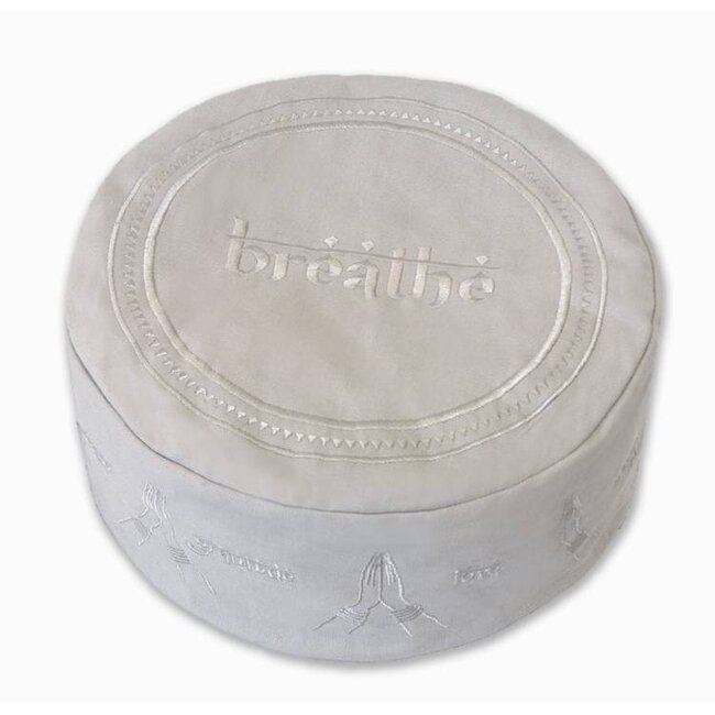 Love Generation Breathe Meditation Cushion - Cappuccino - Yoga Cushion