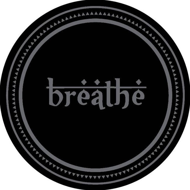 Love Generation Breathe Meditationskissen - Schwarz - Yoga Kissen