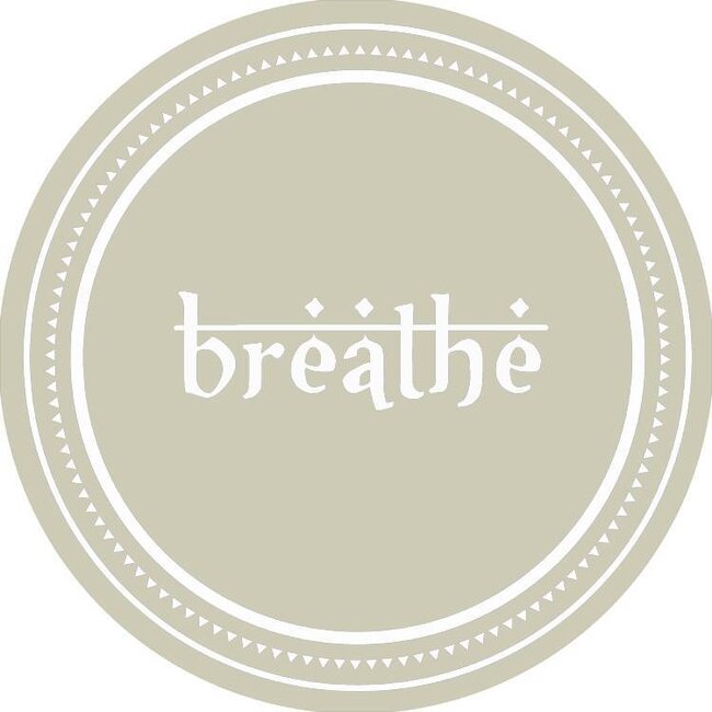 Love Generation Breathe Meditatiekussen - Licht Grijsgroen - Yoga Kussen