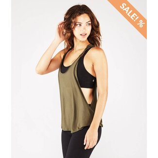 Manduka Enlight Twist Tank - Olivine