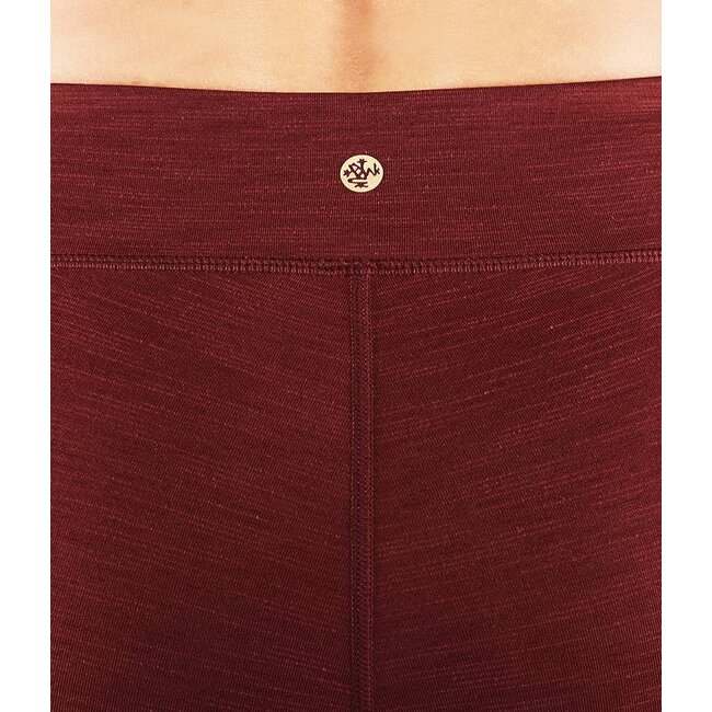 Manduka Flux Legging - Ruby - Capri yoga legging