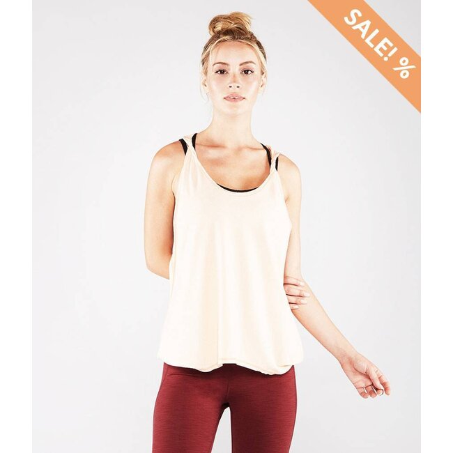 Manduka Enlight Twist Tank - Light Peach