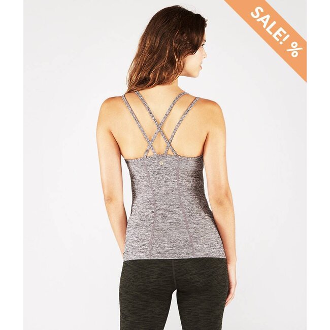 Manduka Cross Strap Yogatop - Pepper Heather