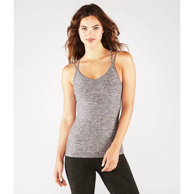 Manduka Cross Strap Yogatop - Pepper Heather