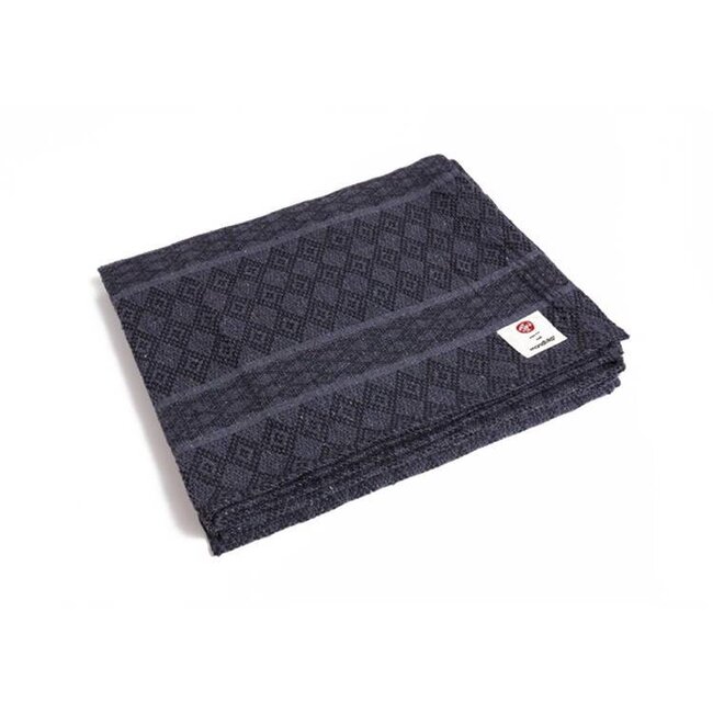 Manduka Cotton Yoga Blanket - Thunder - Grey