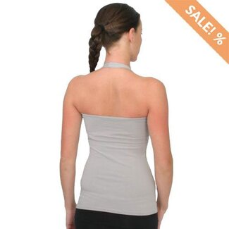 Shakti Shanti Dharunasana Halter Yoga Top - Lichtgrijs