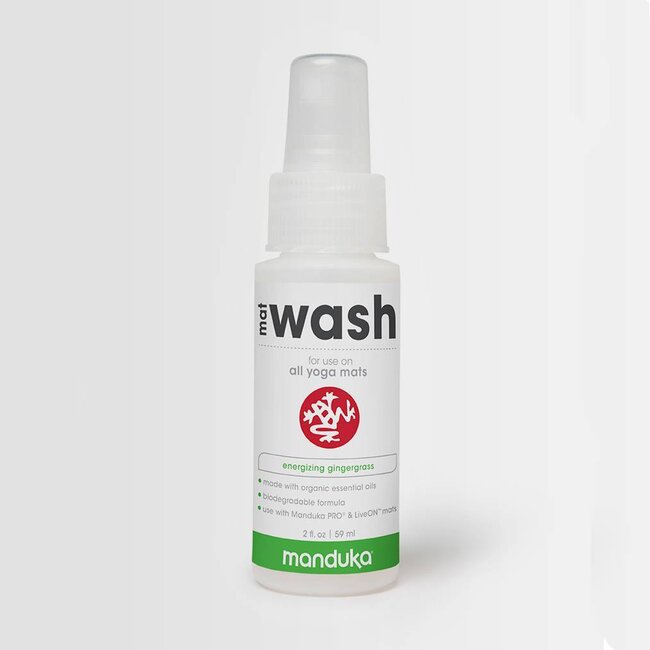 Manduka Mat Wash Travel Spray - 56 ml - All Purpose -Gingergrass
