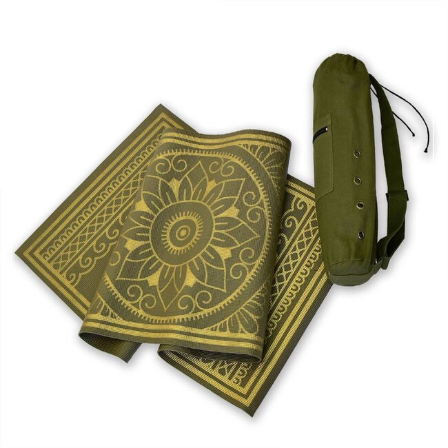 Love Generation Yogamatten-Tasche dunkel Oliv