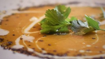 Ayurvedische Pompoensoep - Vegan! 