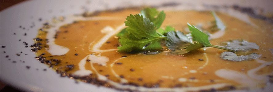 Ayurvedische Pompoensoep - Vegan! 