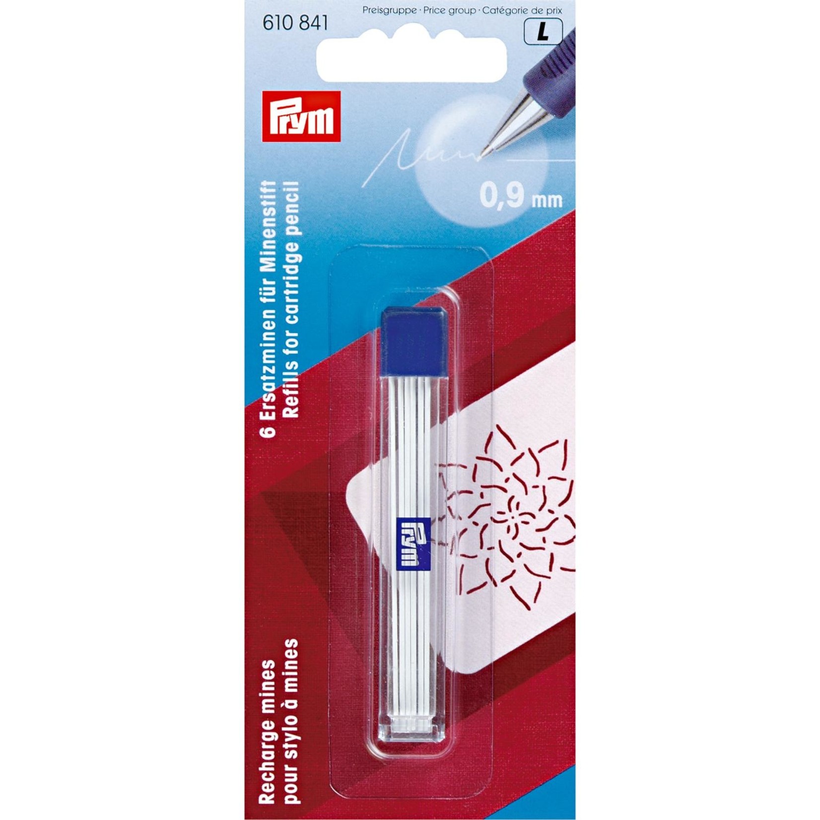 Prym Prym chalk pen fillings white.