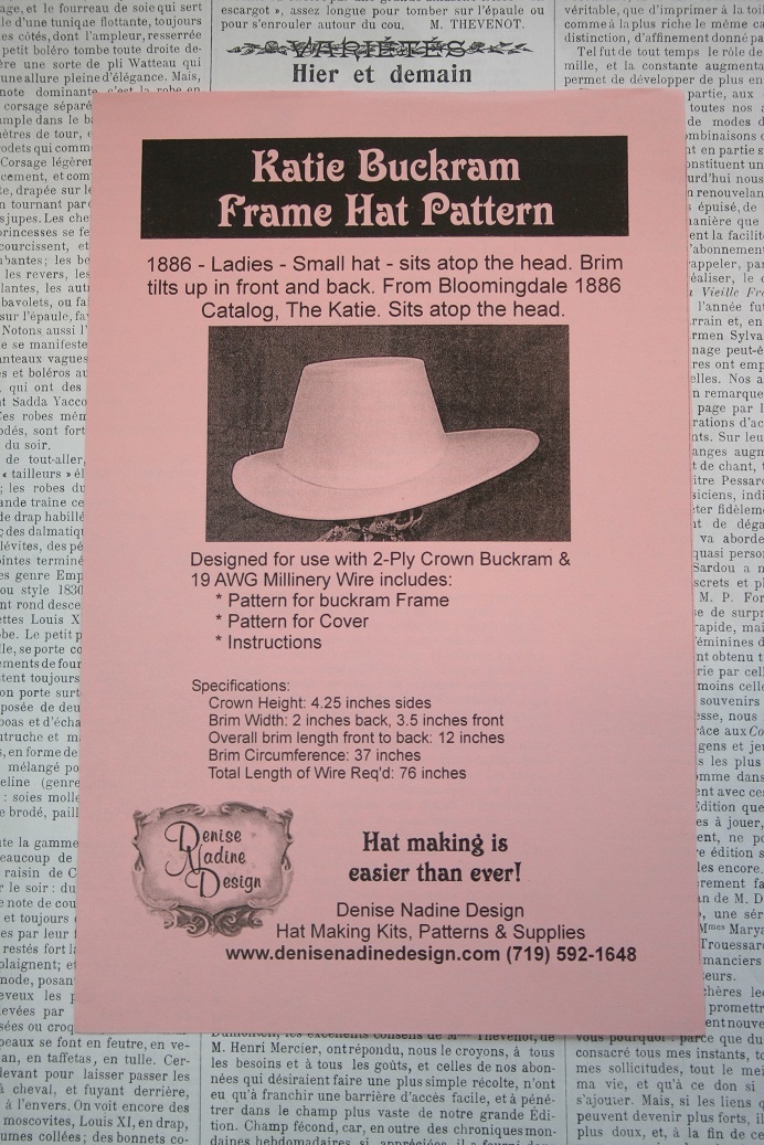 Hat pattern: 1886.