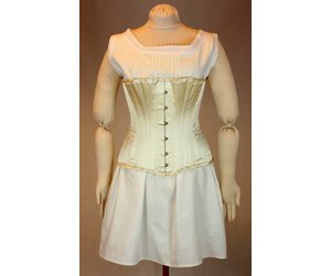 Black Snail Patterns Edwardian Corset - La Rose Passementarie