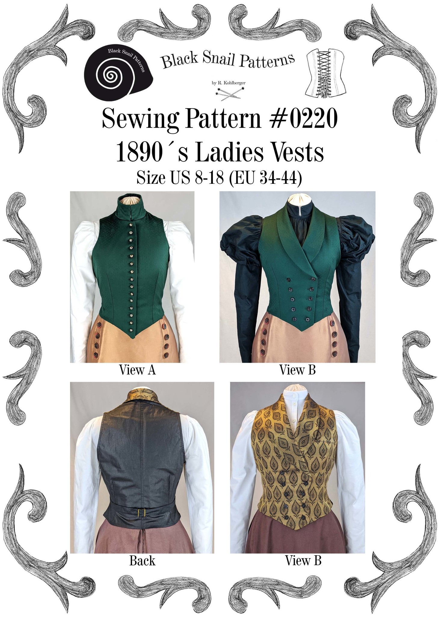 victorian waistcoat pattern