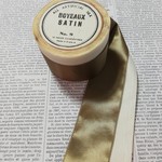 Vintage Gold colored Satin Ribbon