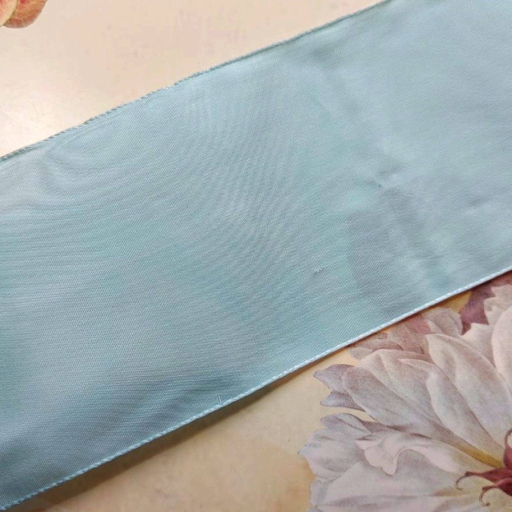 Antique Taffeta Blue Pink diff. widths