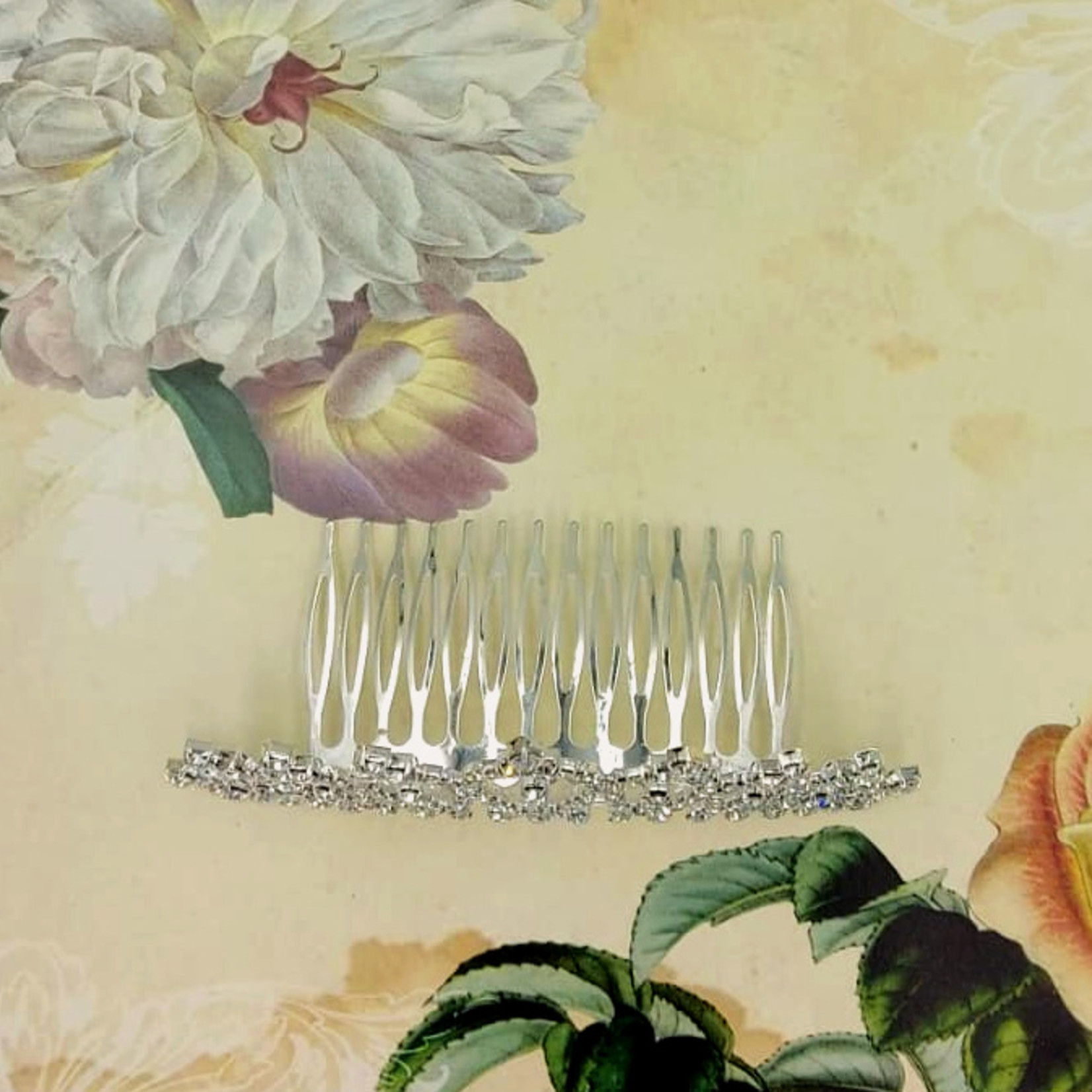 Tiara on a comb.