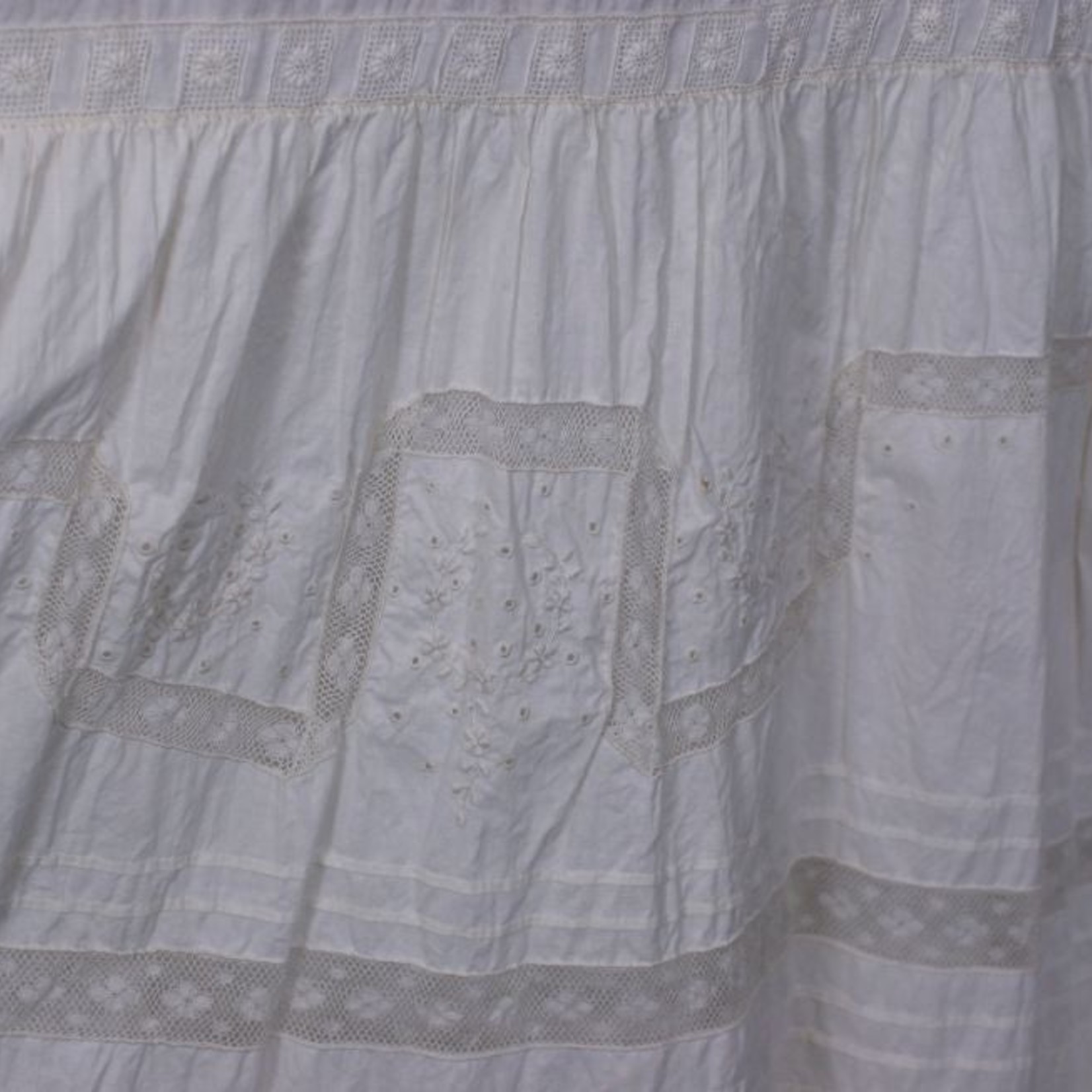 White Cotton Insertion Lace