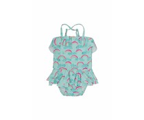 Soft Gallery Swimsuit Shirley, Blue Tint, AOP Rainbow Soft Gallery Swimsuit Shirley, Blue Tint, AOP Rainbow