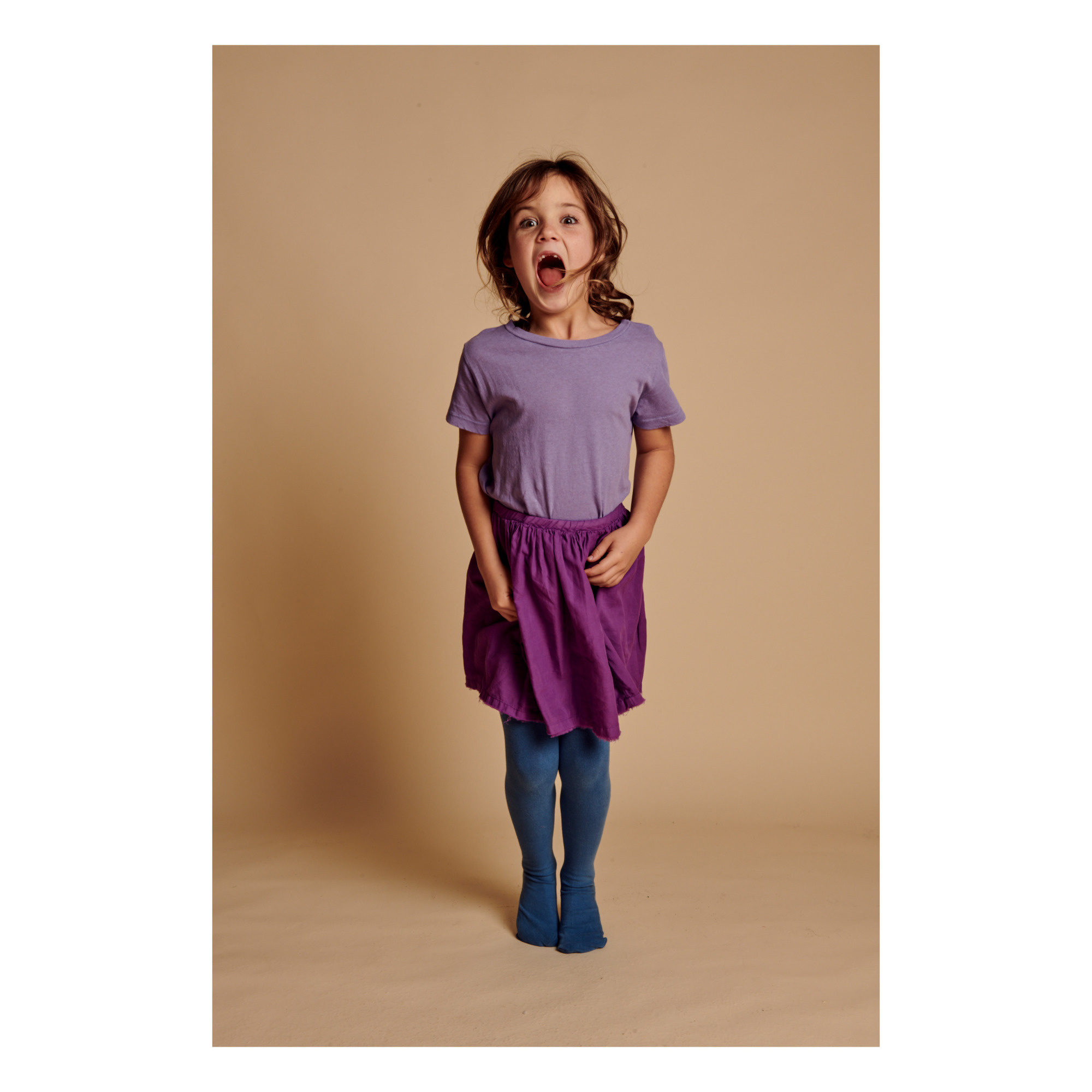 Voile skirt purple-4