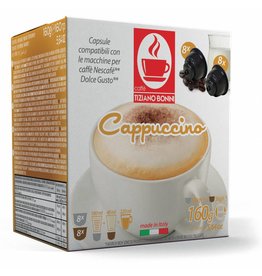 Caffè Bonini DOLCE GUSTO - CAPPUCCINO (Koffie met melk in 2 capsules) - 16 capsules