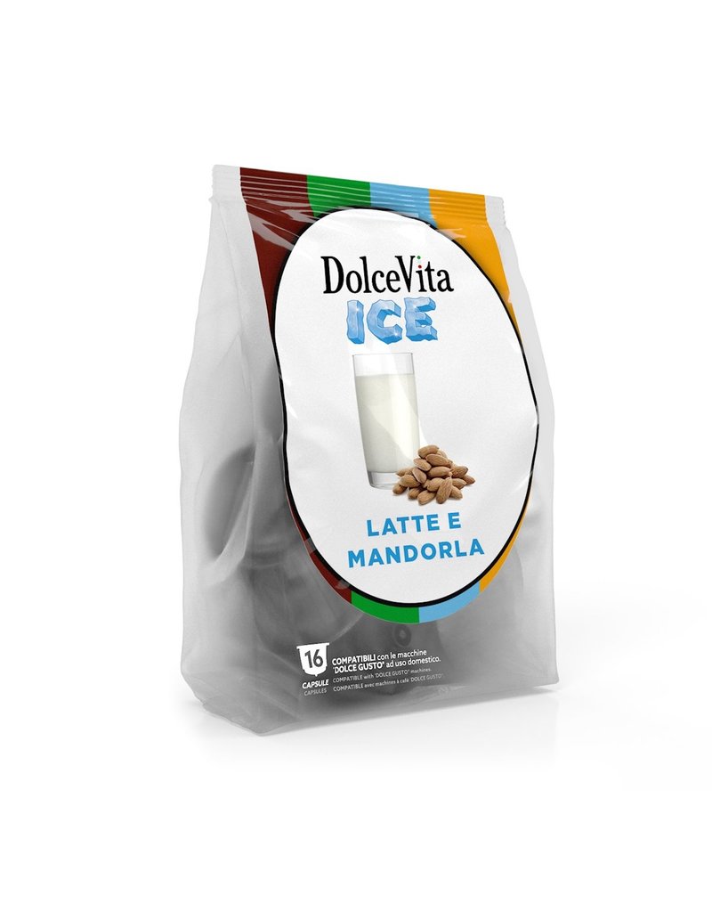 DolceVita DOLCE GUSTO - ICE LATTE DI MANDORLA (Lait et amande) - 16 capsules DOLCE VITA