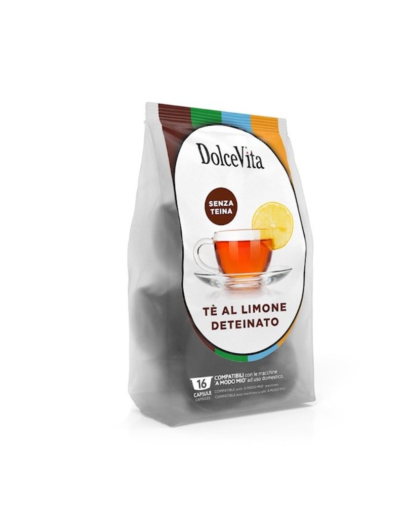 DolceVita A MODO MIO  - DETEINATO TÈ LIMONE  (Thé déthéiné citron) - 16 capsules DOLCE VITA