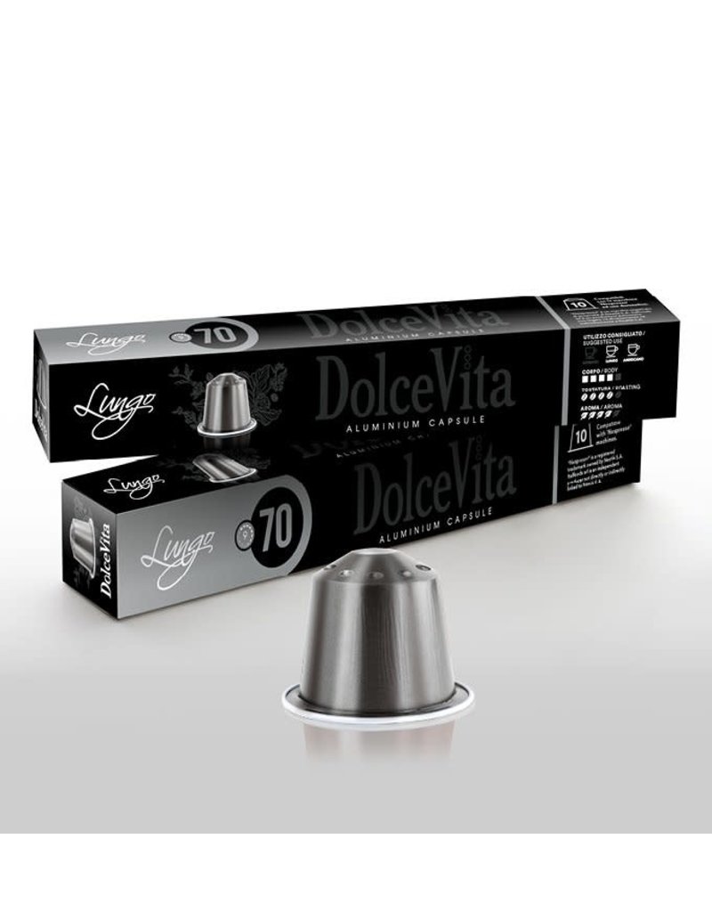 DolceVita NESPRESSO - LUNGO - 10 capsules (alu) DOLCE VITA