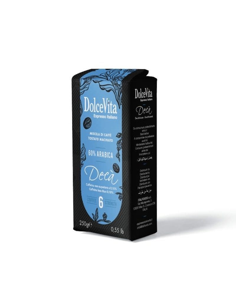 DolceVita CAFÉ MOULU - 250g DECÀ - DOLCEVITA