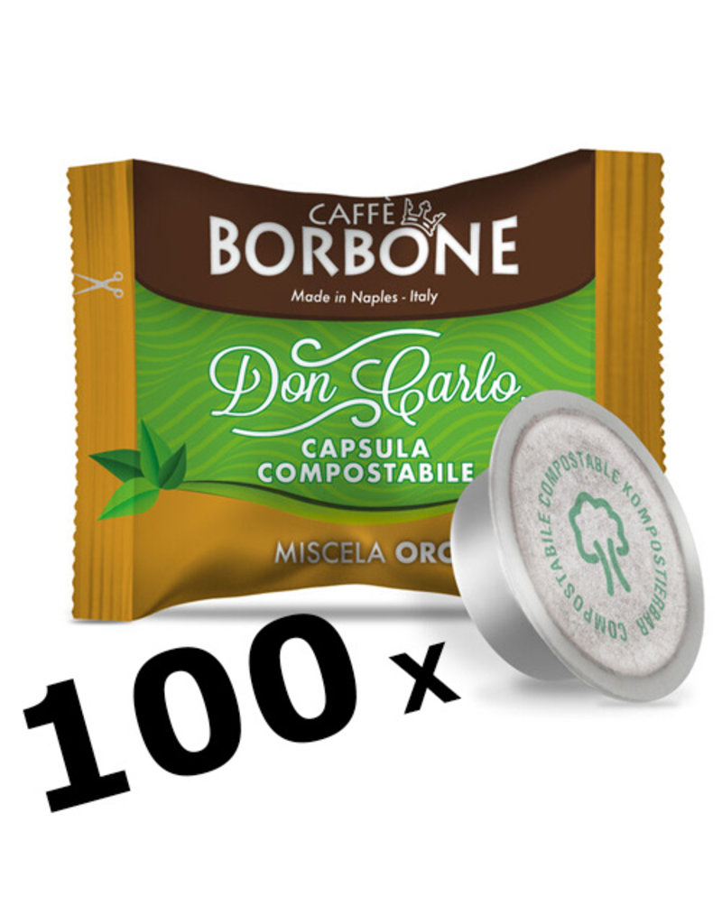 Caffè Borbone A MODO MIO - DON CARLO ORO - 100 capsules compostables BORBONE