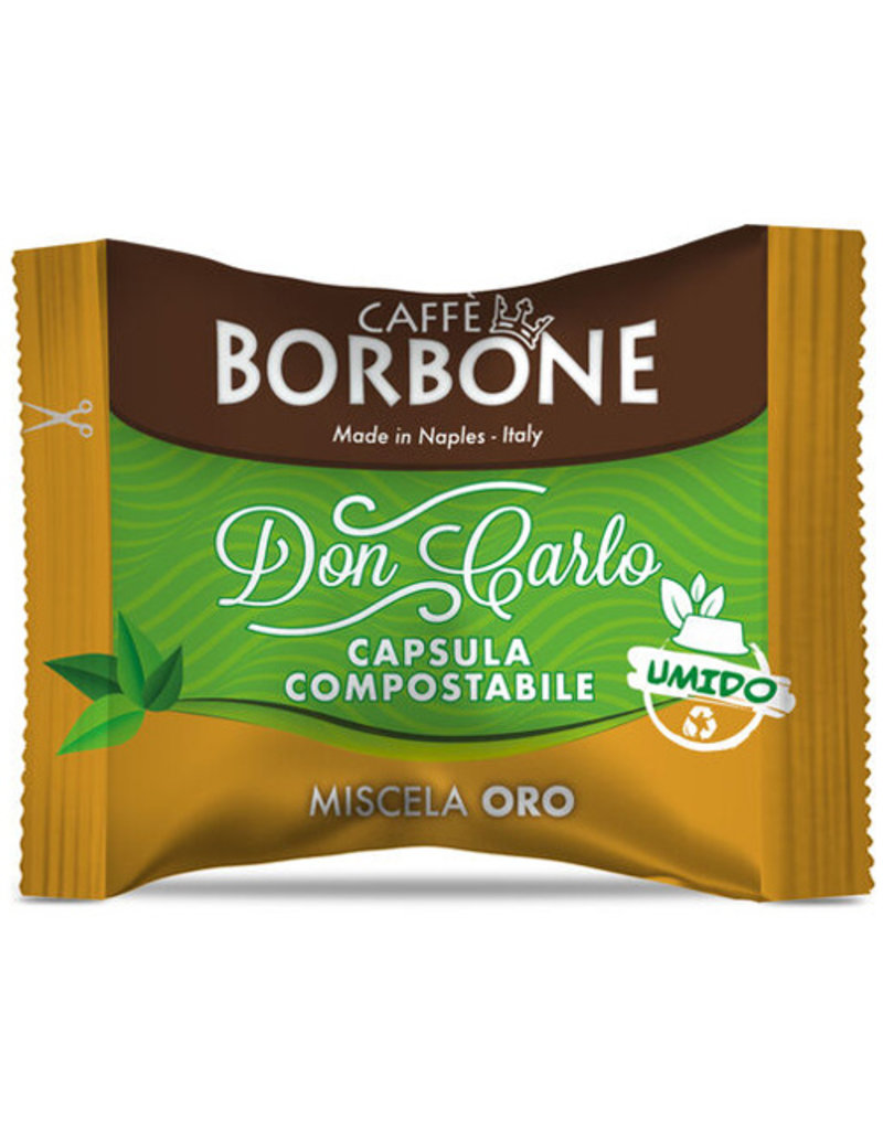 Caffè Borbone A MODO MIO - DON CARLO ORO - 100 capsules Compostables BORBONE