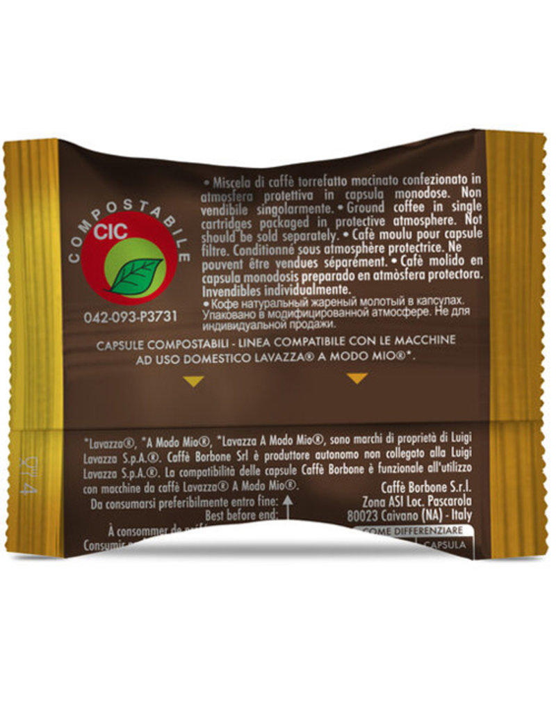 Caffè Borbone A MODO MIO - DON CARLO ORO - 100 capsules compostables BORBONE