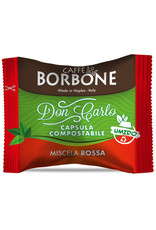 Caffè Borbone A MODO MIO - DON CARLO ROSSA - 50 composteerbare capsules BORBONE