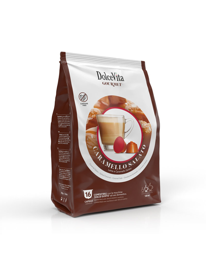 DolceVita DOLCE GUSTO - CARAMEL SALATO (Caramel salé) - 16 capsules DOLCE VITA