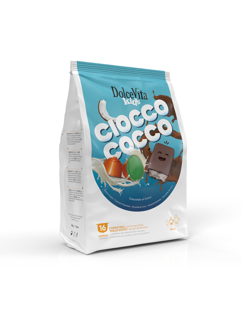 DolceVita DOLCE GUSTO - CIOCCOCOCCO (Chocolat coco - Bounty) - 16 capsules DOLCE VITA