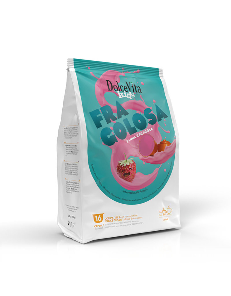 DolceVita DOLCE GUSTO - FRAGOLOSA (Fraise) - 16 capsules