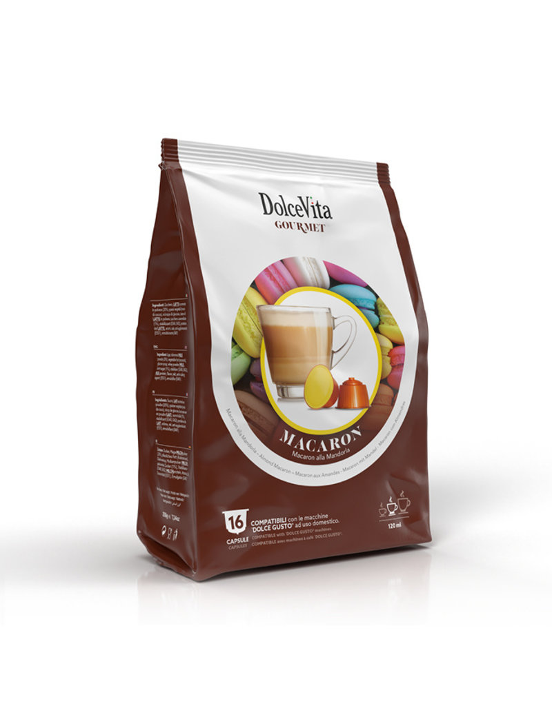 DolceVita DOLCE GUSTO - MACARON & AMANDEL - 16 capsules DOLCE VITA