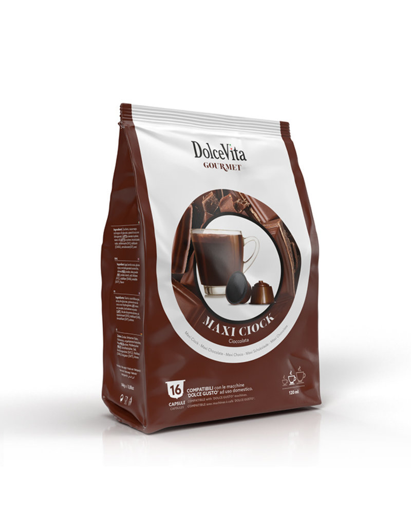 DolceVita DOLCE GUSTO - MAXI CIOCK (Chocolat) - 16 capsules DOLCE VITA