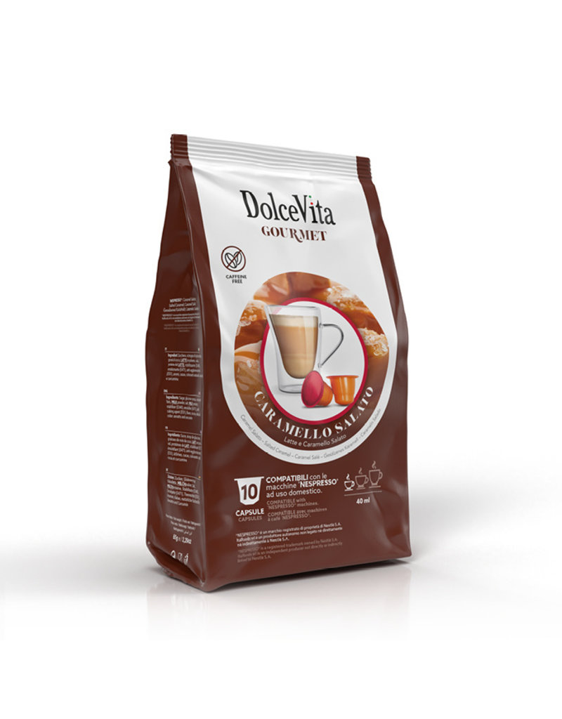 DolceVita NESPRESSO - CARAMEL SALATO (Caramel salé) - 10 capsules DOLCE VITA