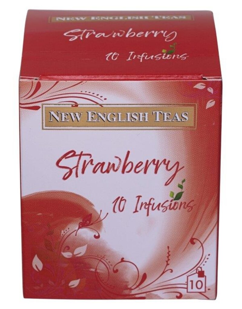 New English Tea TISANE FRAISE - Boîte de 10 sachets