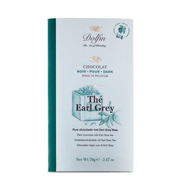 Dolfin CHOCOLAT NOIR - 60% THÉ EARL GREY - 70g DOLFIN