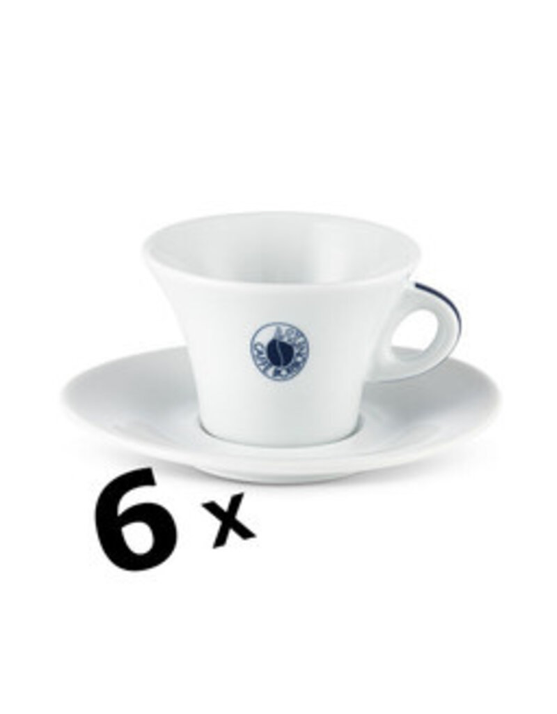 Caffè Borbone X6 TASSES À CAPPUCCINO (Blanc) - BORBONE